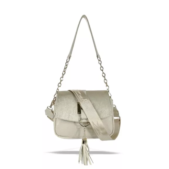 Zellia Női Oldaltáska 25203 Beige-Arany - Brw - Zellia Női Oldaltáska 25203 Beige-Arany - Brw -