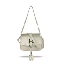 Zellia Női Oldaltáska 25203 Beige-Arany - Brw -