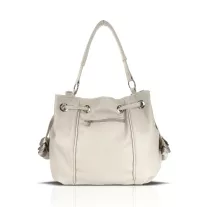   Zellia Női Válltáska 26030F Beige-Arany - Virág Dísszel -