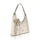 Zellia Női Válltáska 26038F Beige-Arany - Csillámos - Virág Dísszel - Zellia Női Válltáska 26038F Beige-Arany - Csillámos - Virág Dísszel -