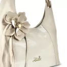 Zellia Női Válltáska 26038F Beige-Arany - Csillámos - Virág Dísszel - Zellia Női Válltáska 26038F Beige-Arany - Csillámos - Virág Dísszel -