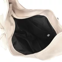   Zellia Női Válltáska 26038F Beige-Arany - Csillámos - Virág Dísszel -