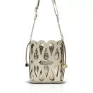 Zellia Női Oldaltáska 26040 Beige-Arany