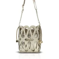 Zellia Női Oldaltáska 26040 Beige-Arany