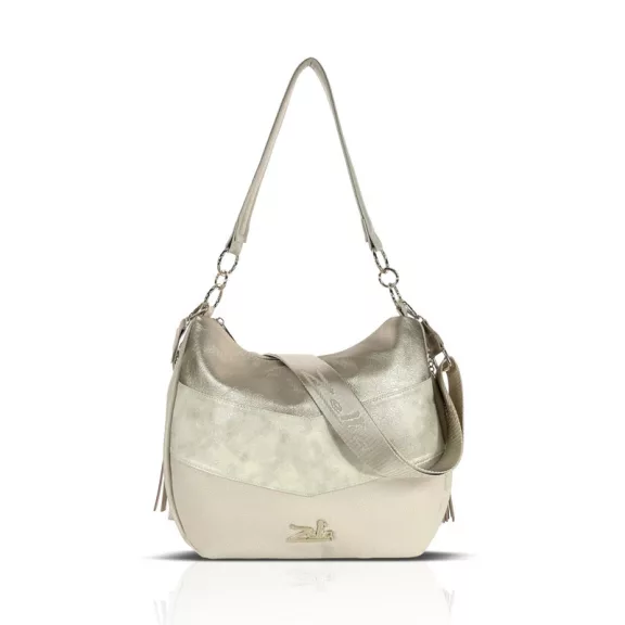 Zellia Női Válltáska 26058 Beige-Arany Zellia Női Válltáska 26058 Beige-Arany