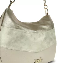 Zellia Női Válltáska 26058 Beige-Arany