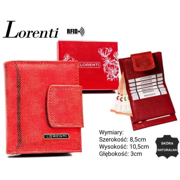 Lorenti női bőr pénztárca 42329-CEK – piros Lorenti női bőr pénztárca 42329-CEK – piros