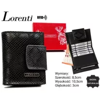 Lorenti női bőr pénztárca 42329 – fekete