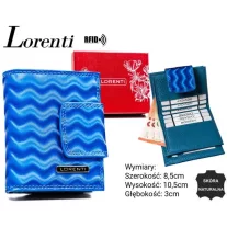 Lorenti női bőr pénztárca 42329-WAV – kék