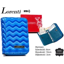 Lorenti női bőr pénztárca 5157-WAV – kék