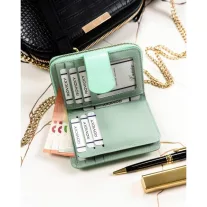   Lorenti Női Bőr Pénztárca 76115-Sh-Rfid-8-6593 Mint - Menta