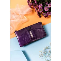 Peterson Női Bőr Pénztárca 76121-Mfs-9290 Purple - Lila