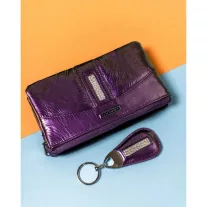 Peterson Női Bőr Pénztárca 76121-Mfs-9290 Purple - Lila