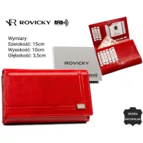 Rovicky női bőr pénztárca CPR-007-BAR