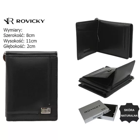 Rovicky férfi bőr pénztárca CPR-034-NBAR Rovicky férfi bőr pénztárca CPR-034-NBAR