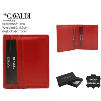 4U Cavaldi férfi bőr pénztárca CW1015-LGV – piros