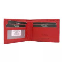 4U Cavaldi férfi bőr pénztárca CW1017-NDM – piros