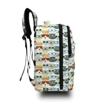   Zellia Hátizsák Hz-103 Macska Mintás- #99 - Steppelt - Vízlepergetős - 40 X 25 X 20 Cm
