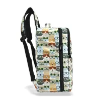   Zellia Hátizsák Hz-104 Macska Mintás - #99 - Vízlepergetős - 40 X 25 X 20 Cm