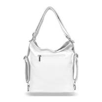  Zellia Női Válltáska/Hátizsáká Alakítható Hz-111 Pearl White - Fehér - Gyöngyházas