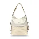 Zellia Női Válltáska/Hátizsáká Alakítható Hz-111 Beige-Arany - Y678 -