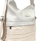 Zellia Női Válltáska/Hátizsáká Alakítható Hz-111 Beige-Arany - Y678 -