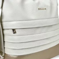   Zellia Női Válltáska/Hátizsáká Alakítható Hz-111 Beige-Pezsgő Arany - D217 -
