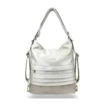   Zellia Női Válltáska/Hátizsáká Alakítható Hz-111 Pearl Beige - Gyöngyházas - K960