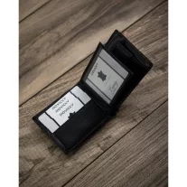   4U Cavaldi férfi bőr és műbőr pénztárca Portfel męski PU skóra M1077-PU