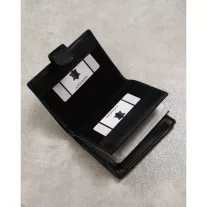 4U Cavaldi férfi műbőr pénztárca M302BL-PU-6878 BLACK