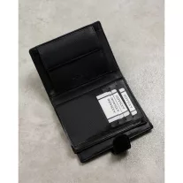 4U Cavaldi férfi műbőr pénztárca M302BL-PU-6878 BLACK