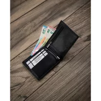  4U Cavaldi férfi bőr és műbőr pénztárca Portfel męski PU skóra M621-PU