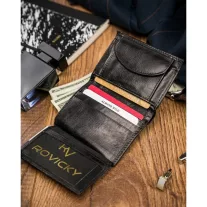 Always Wild férfi bőr pénztárca N20191-VTK-D BLACK