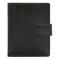   No Brand férfi bőr pénztárca Portfel męski skórzany N356L-BFA-NL BLACK