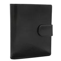   No Brand férfi bőr pénztárca Portfel męski skórzany N356L-BFA-NL BLACK