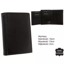 No Brand férfi bőr pénztárca N4-BMN-NL BLACK