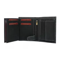 Always Wild férfi bőr pénztárca N4-JEANS BLACK