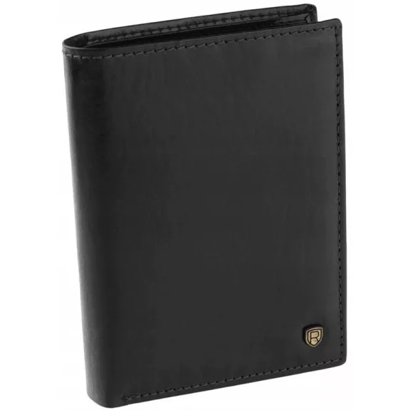 Férfi Bőr Pénztárca N4-Rvt Black Férfi Bőr Pénztárca N4-Rvt Black