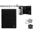 Férfi Bőr Pénztárca N4-Rvt Black Férfi Bőr Pénztárca N4-Rvt Black