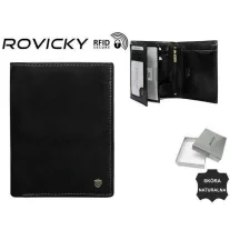Férfi Bőr Pénztárca N4-Rvt Black