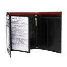 Férfi Bőr Pénztárca N4-Rvt-6870 Black+Red Férfi Bőr Pénztárca N4-Rvt-6870 Black+Red