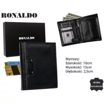 Ronaldo férfi bőr pénztárca N4 TP-RON BLACK