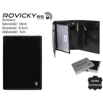 Rovicky férfi bőr pénztárca N575-RVT