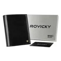 Férfi Bőr Pénztárca N62-Rvt Black