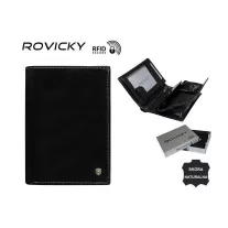 Férfi Bőr Pénztárca N62-Rvt Black