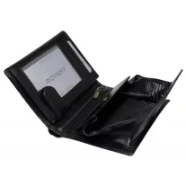 Férfi Bőr Pénztárca N62-Rvt Black