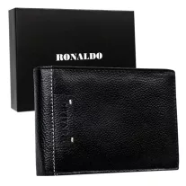 Ronaldo férfi bőr pénztárca N992-TP-RON BLACK