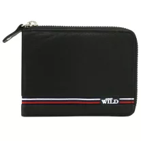 Always Wild férfi bőr pénztárca N992Z-GV – fekete