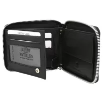 Always Wild férfi bőr pénztárca N992Z-GV – fekete