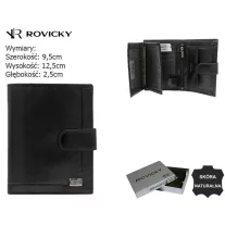 Rovicky férfi bőr pénztárca PC-101L-NBAR